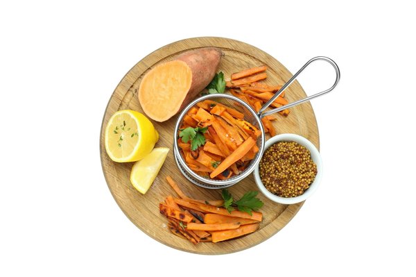 Quelle est la meilleure méthode pour des frites de pommes de terre douces croustillantes?